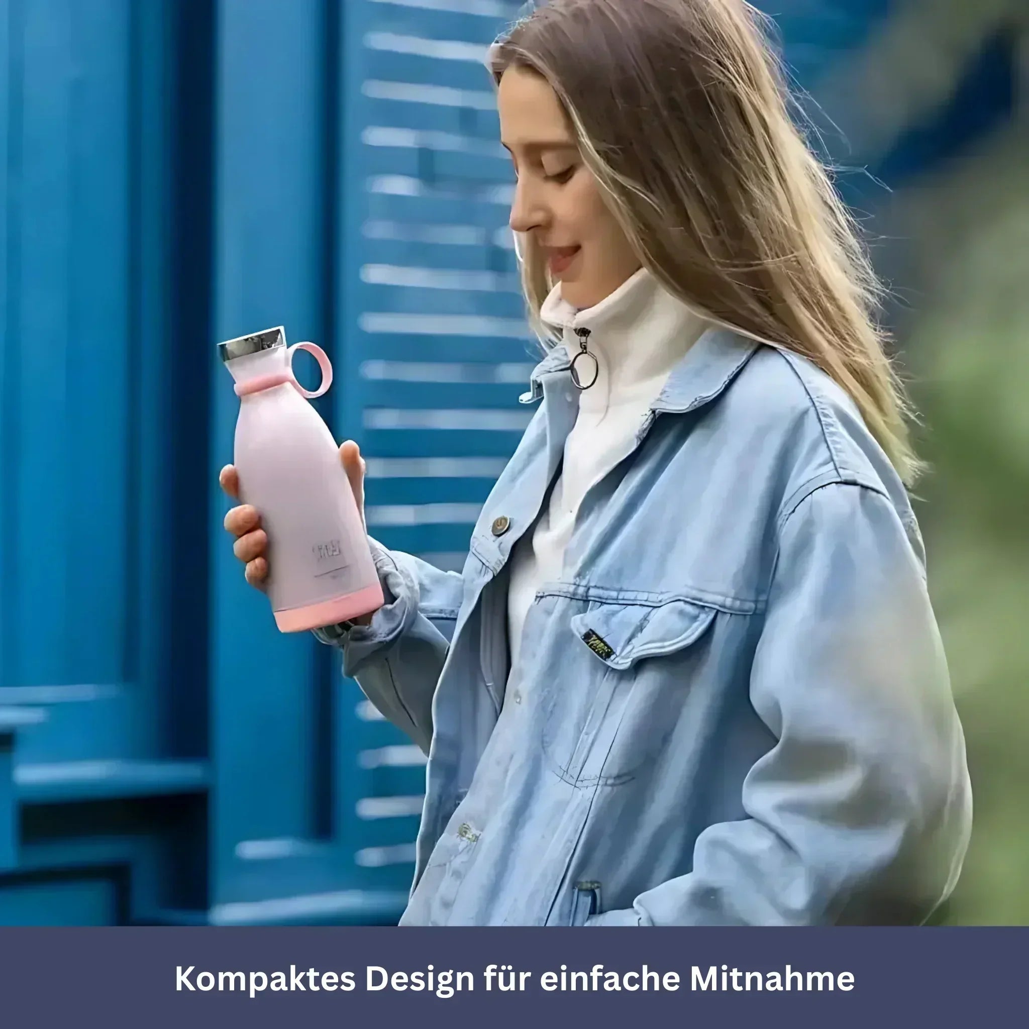 Elektrische Mini Mixer voor Sap en Smoothie