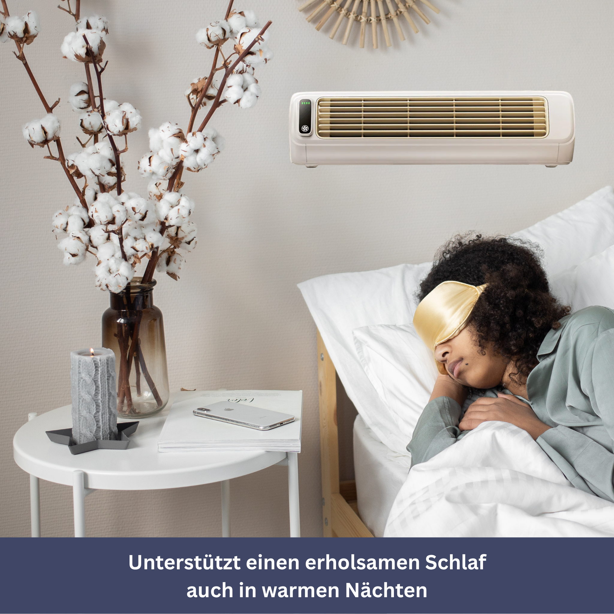 Draagbare airconditioner met 3 snelheden