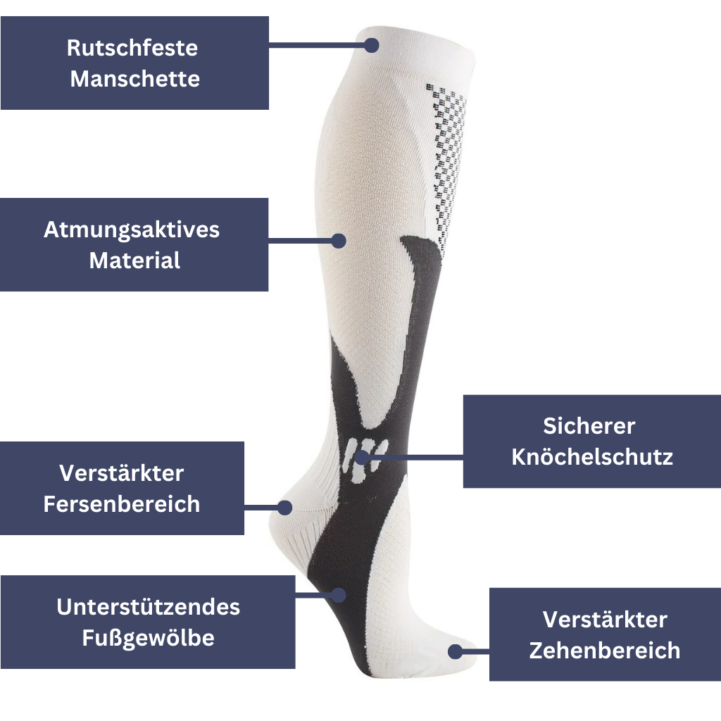 Compressiekousen voor pijnvrije benen