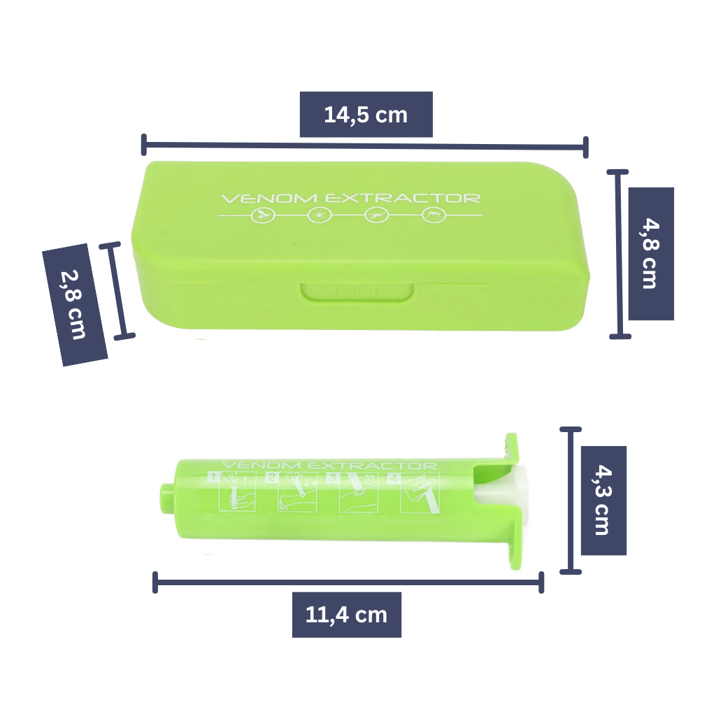 Anti-insecten bundel – steekverlichter, gifzuiger, muggenarmband