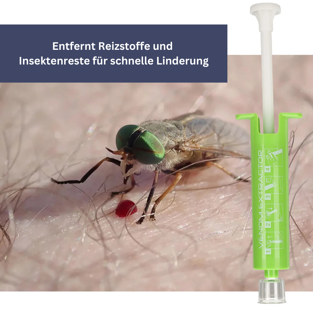 Anti-insecten bundel – steekverlichter, gifzuiger, muggenarmband
