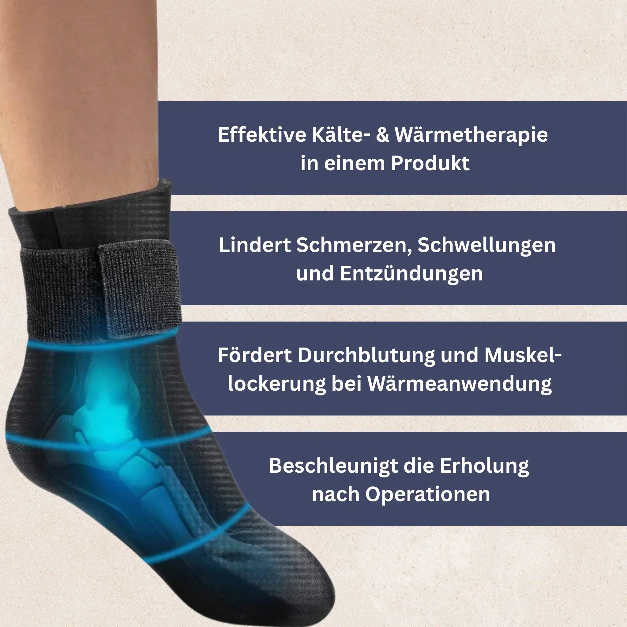 FreezeFlex – Cooling & Warming Foot Brace