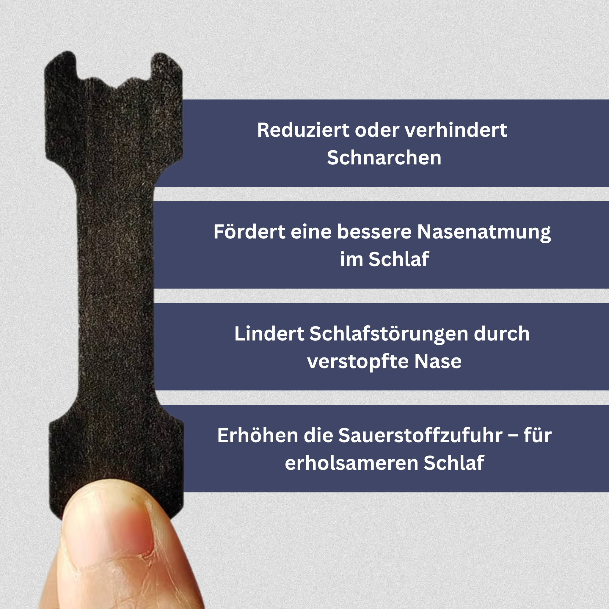 Naatstapes voor ademhalingsverbetering