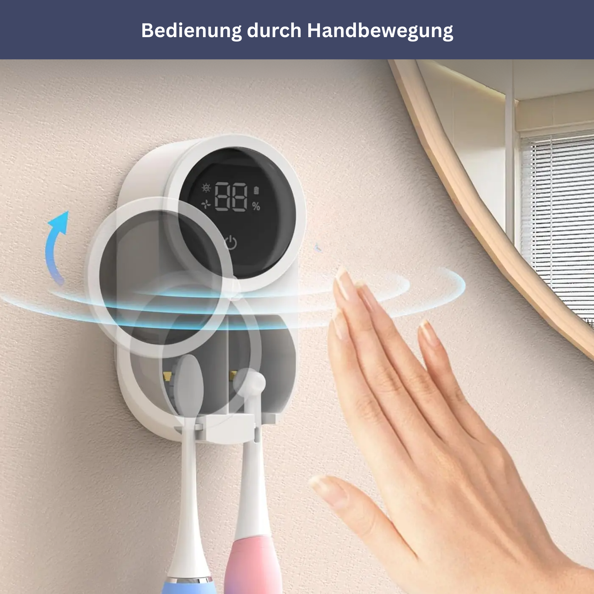 Slimme Tandenborstelhouder met Reinigingsfunctie