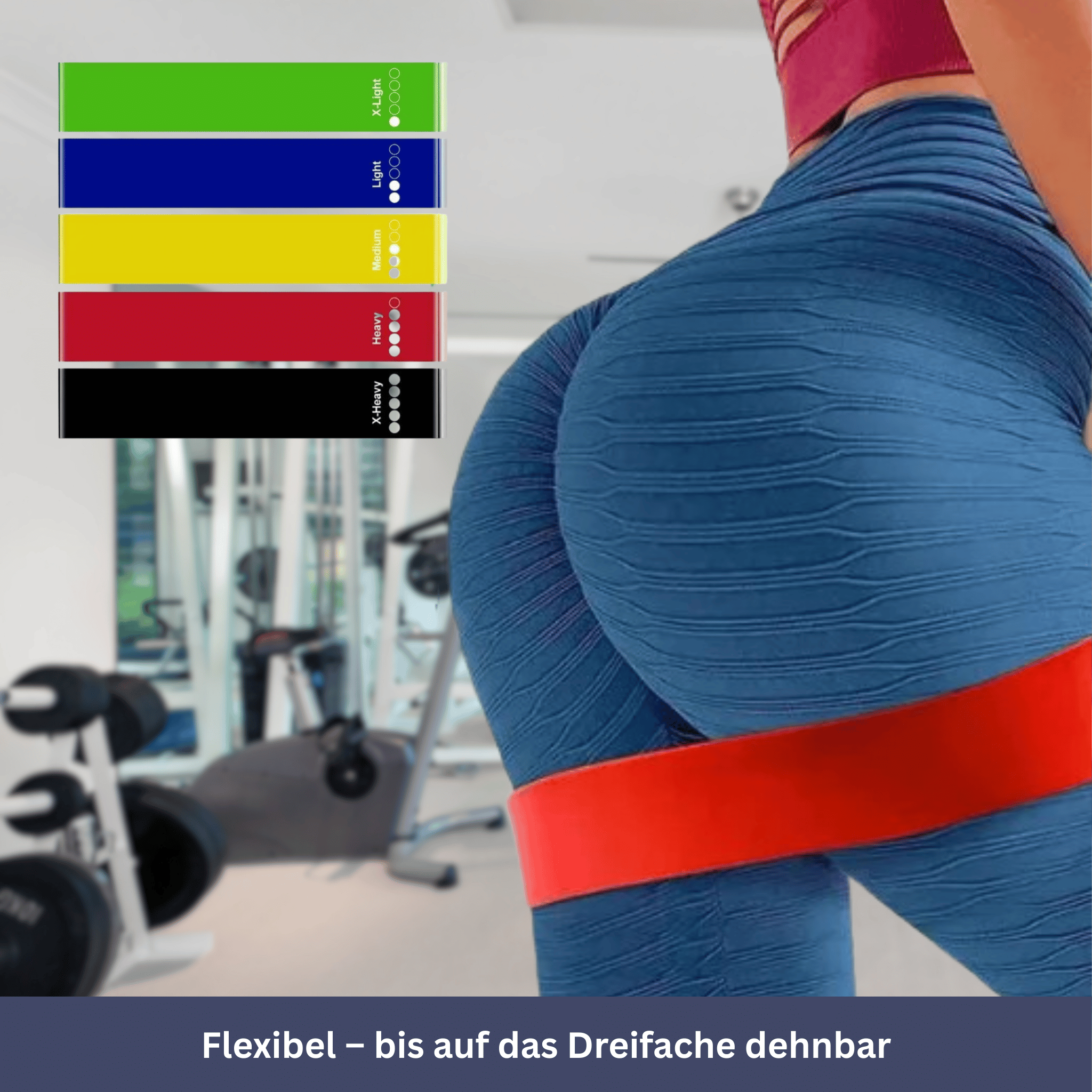 5-Piece Set Fitness Resistance Bands