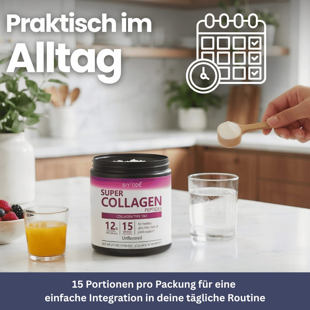 Kollagen Pulver mit Vitamin C & Biotin