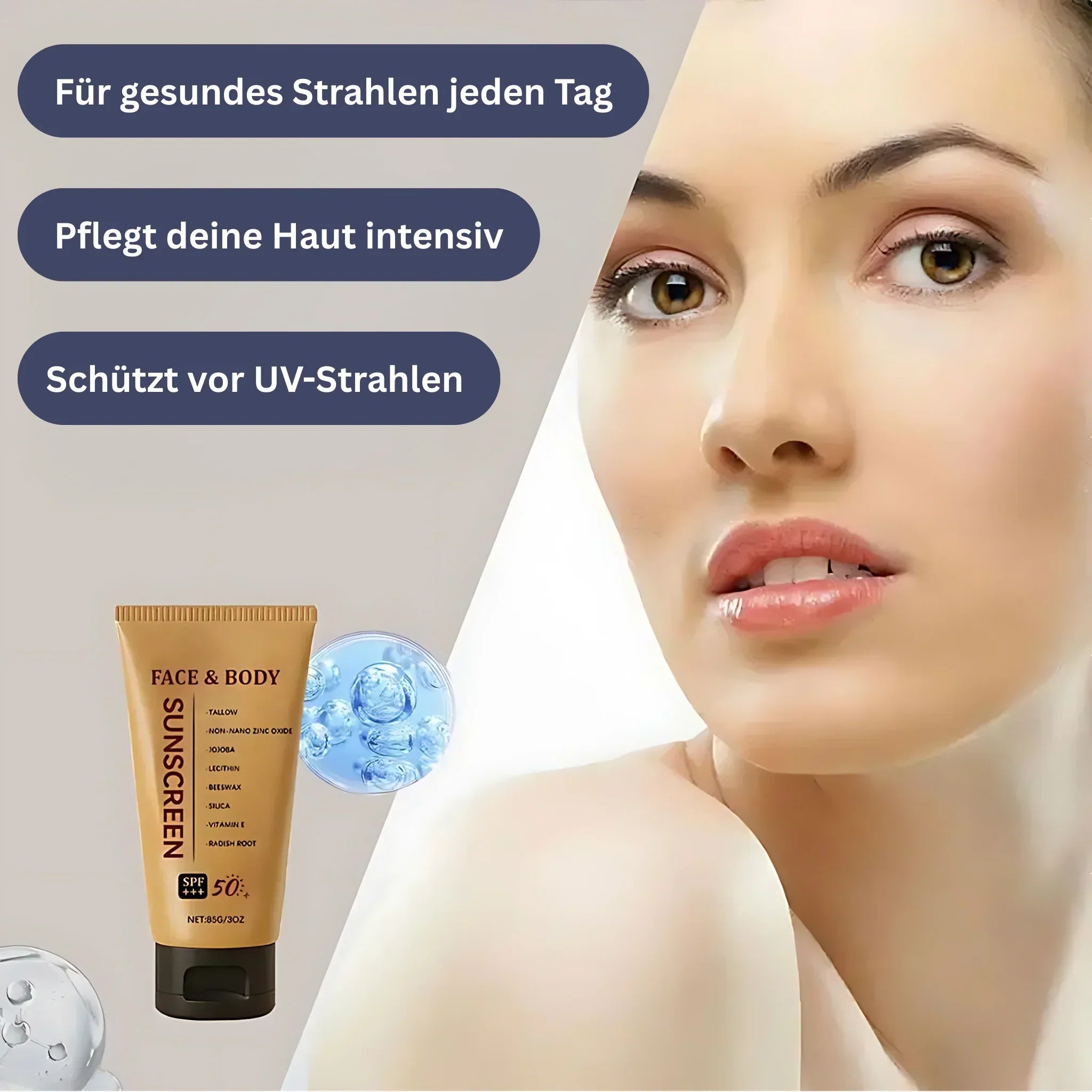 Beef Tallow Minerale Zonnebrandcrème SPF 50