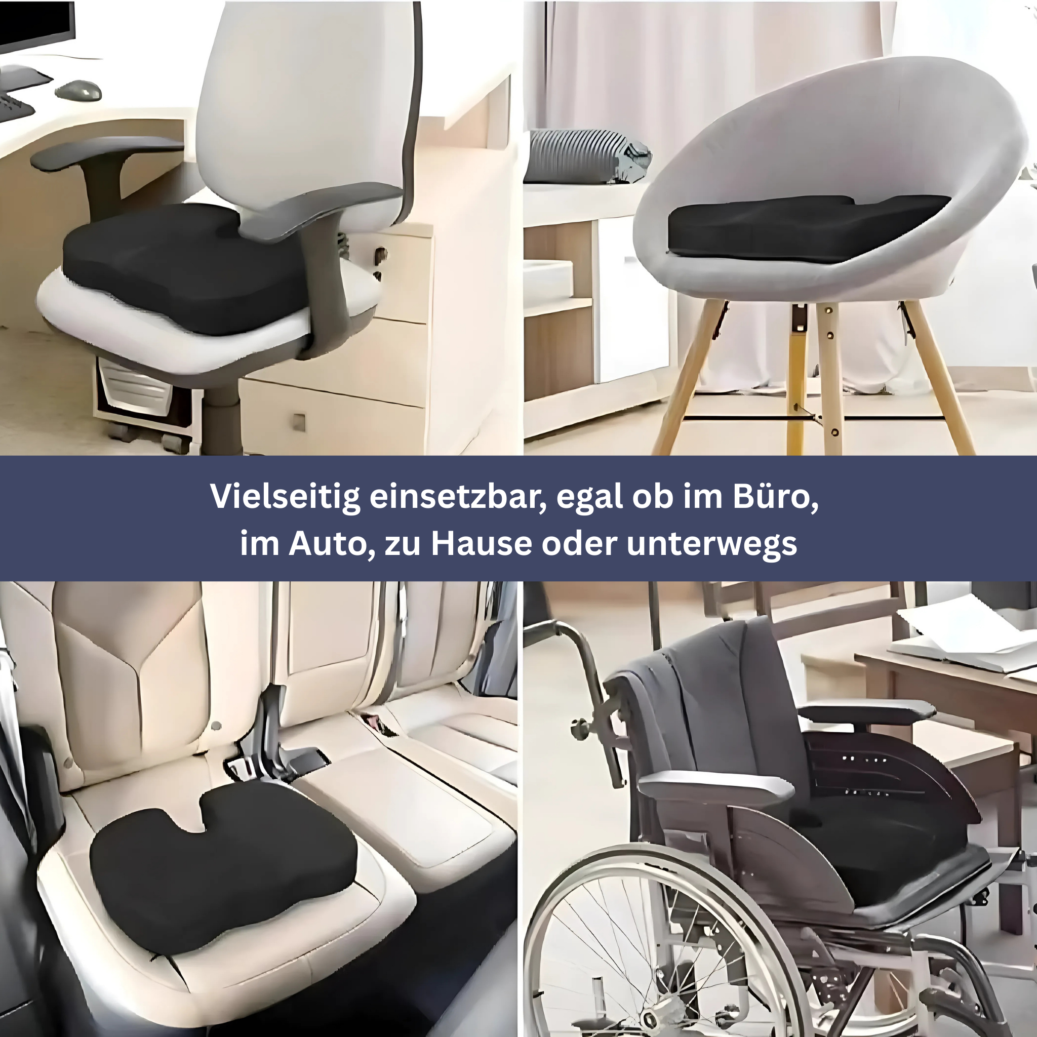 Ergonomisch zitkussen tegen ischiaspijn