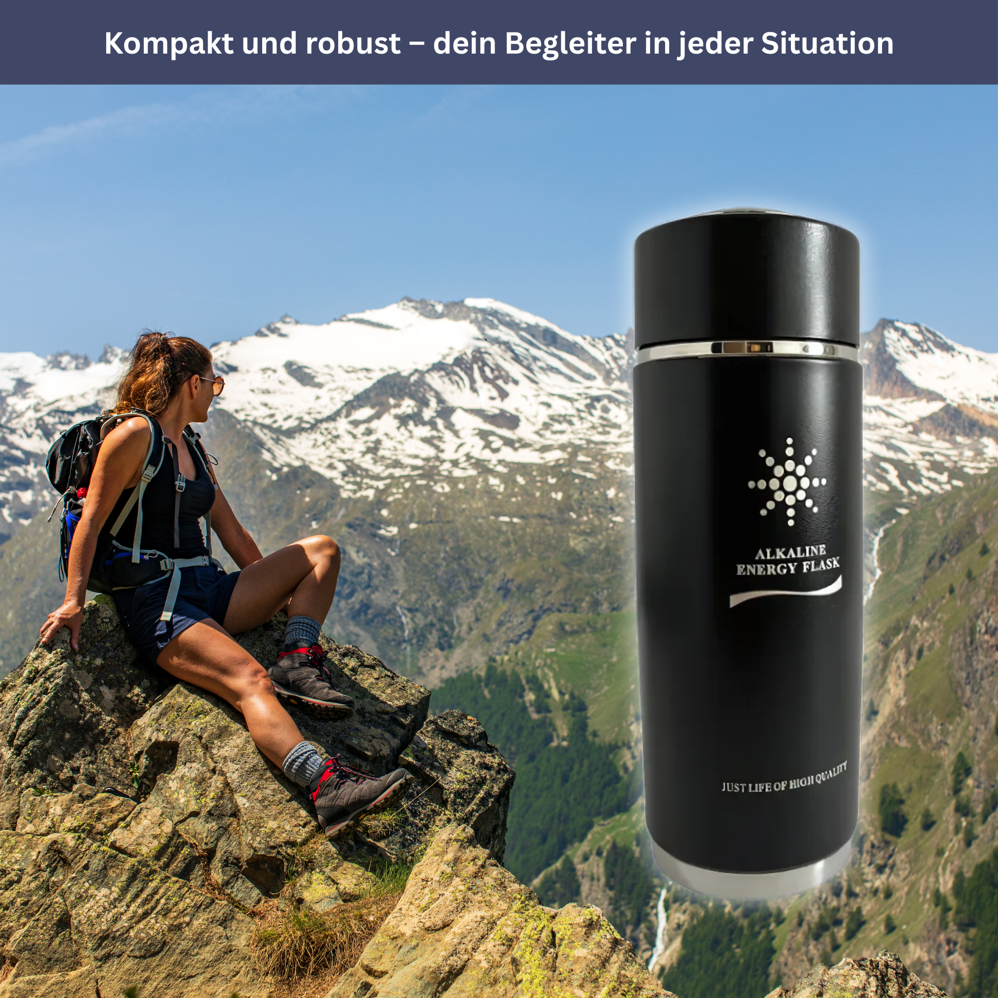AquaBalance – Alkalische filterfles