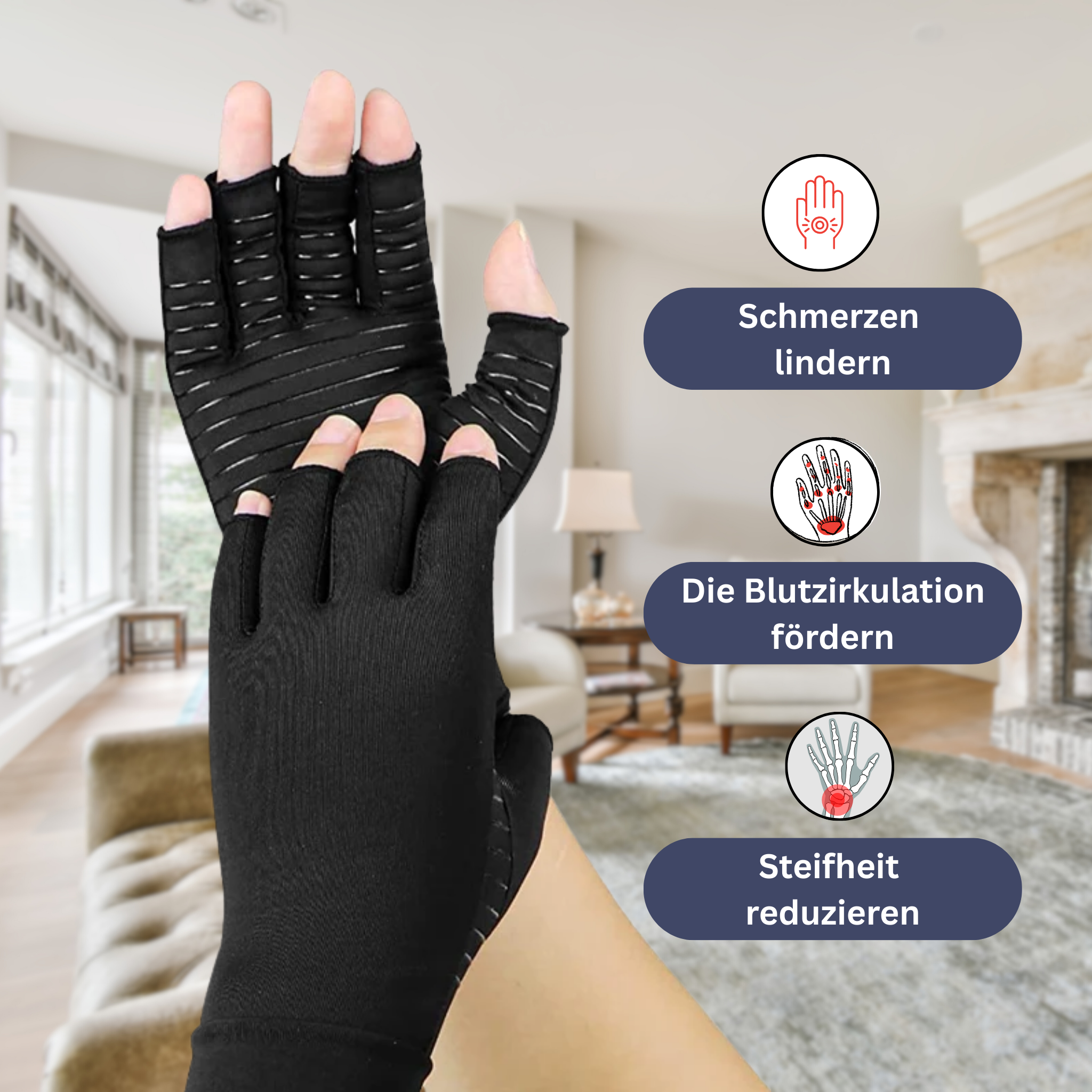 ArthroFit Compressiehandschoenen