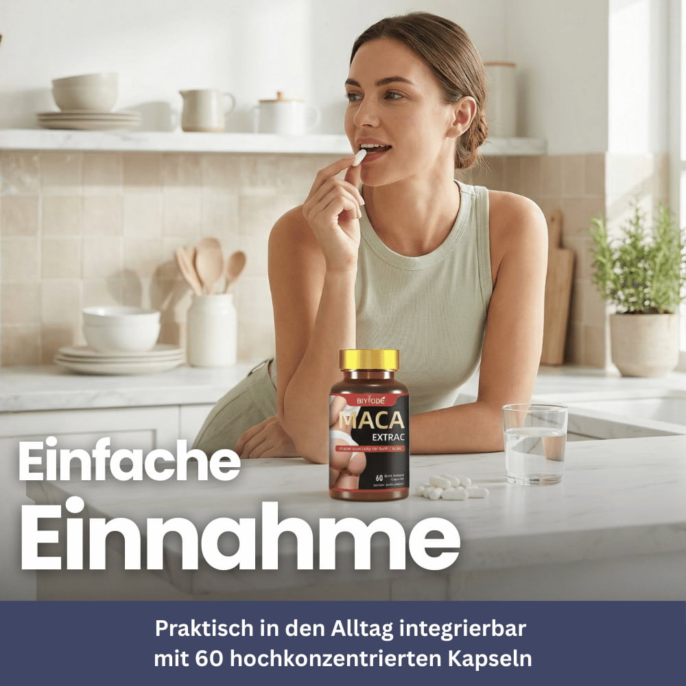 Biologische Maca-Wortel Capsules met Ginseng & Ashwagandha
