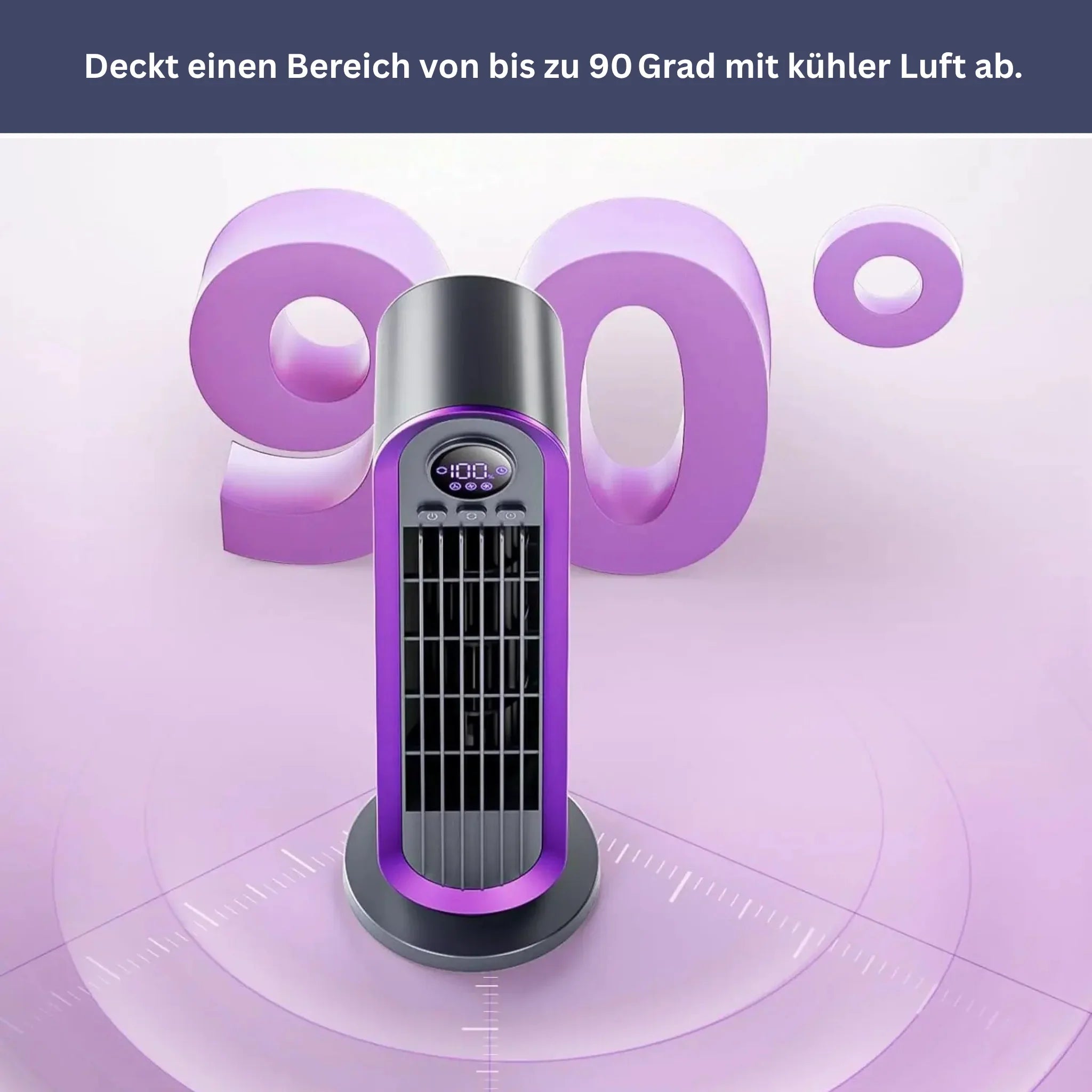 Bladeless Table Fan for Office & Home