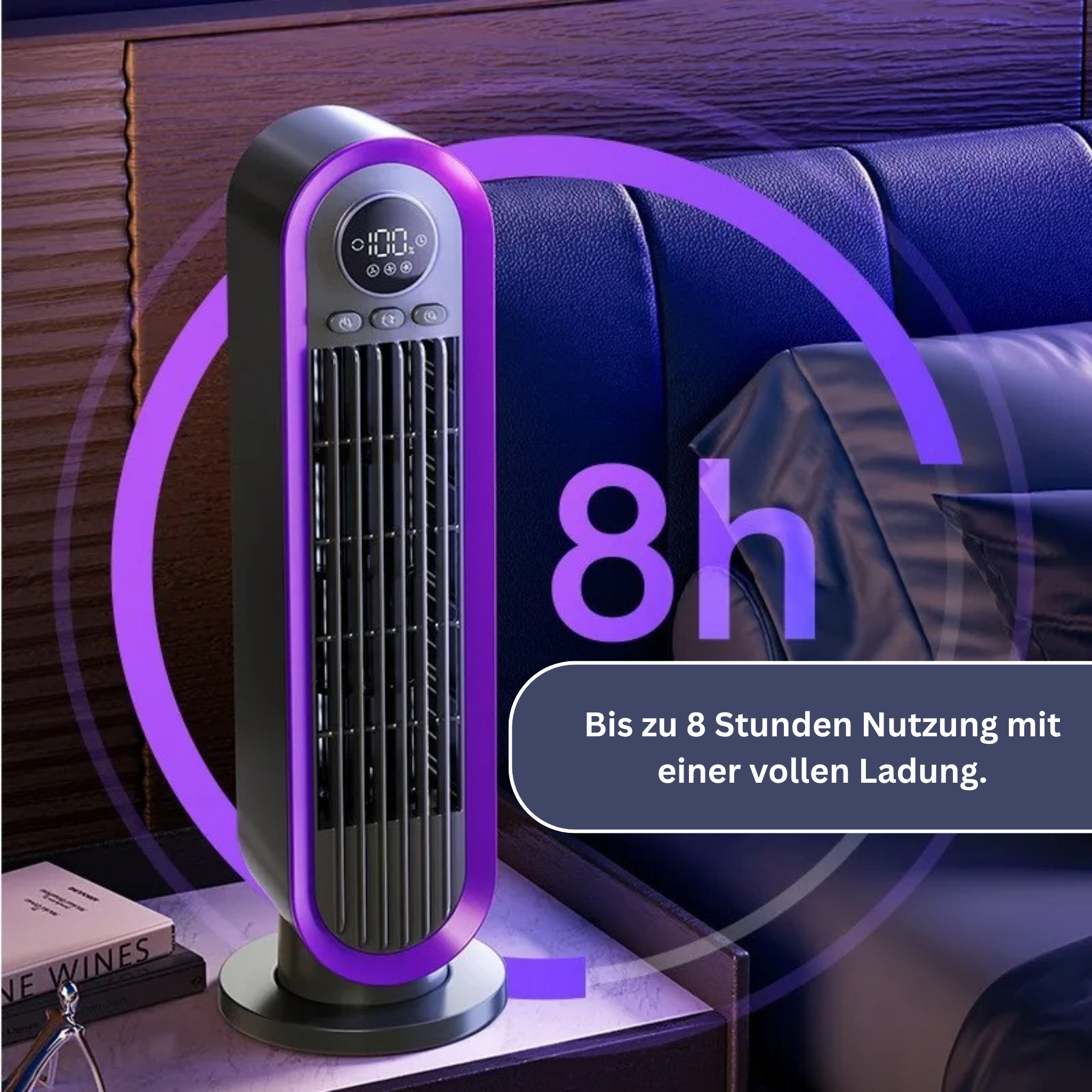 Bladeloze Tafelventilator voor Kantoor & Thuis
