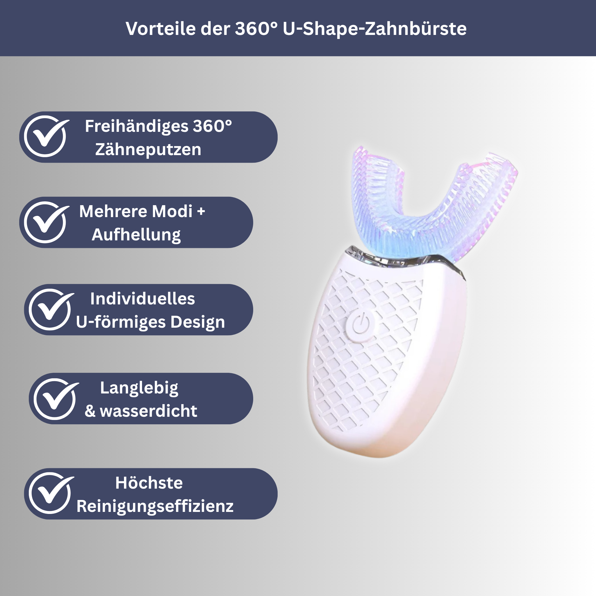 BrushPro – Volledig automatische all-around tandenborstel