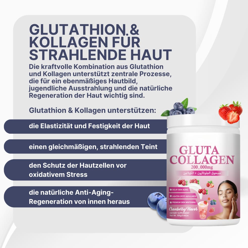 Glutathion & Collageen Poeder – Beauty Drink voor Vrouwen