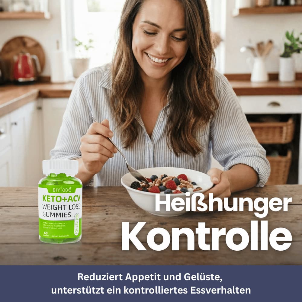 Keto + Apfelessig Gummies – Unterstützung der Gewichtskontrolle