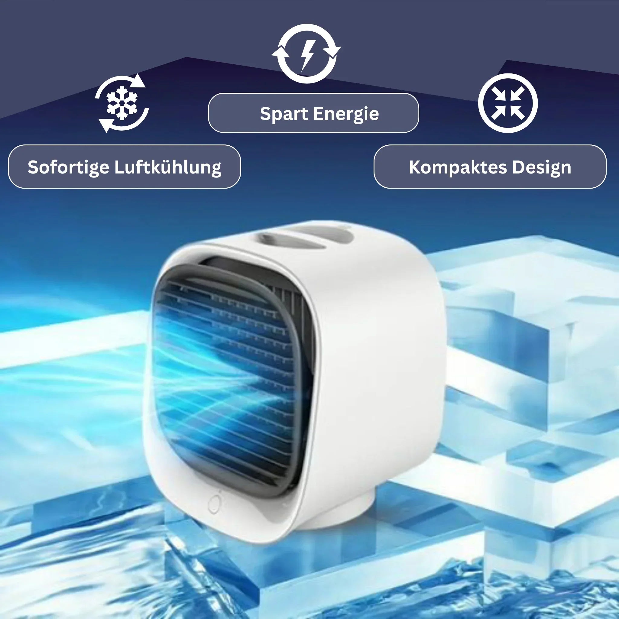 Kleine Luchtkoeler met USB-aansluiting