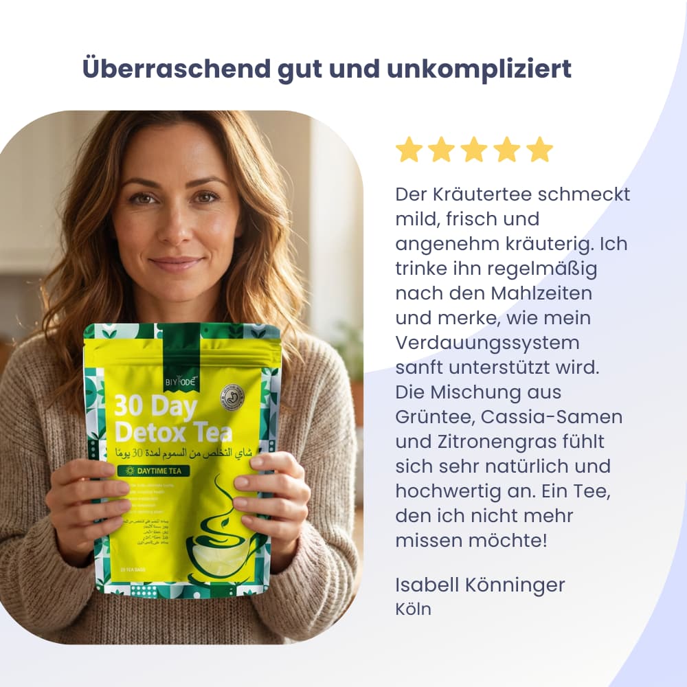 Kräutertee-Mischung mit Grüntee, Cassia-Samen & Zitronengras