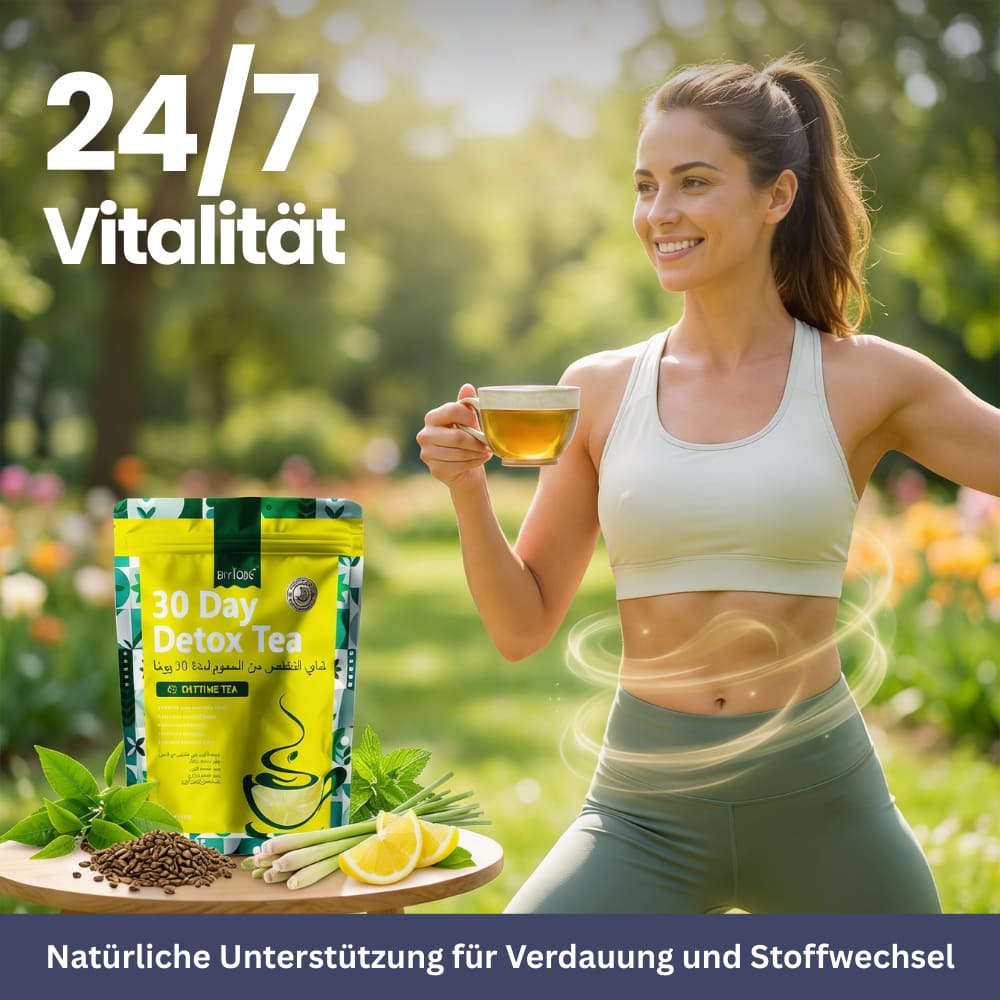 Kräutertee-Mischung mit Grüntee, Cassia-Samen & Zitronengras