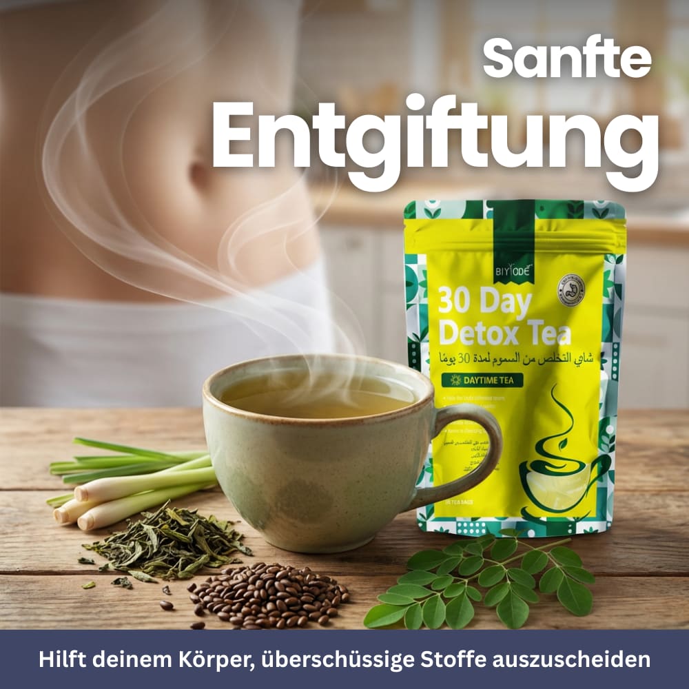 Kräutertee-Mischung mit Grüntee, Cassia-Samen & Zitronengras