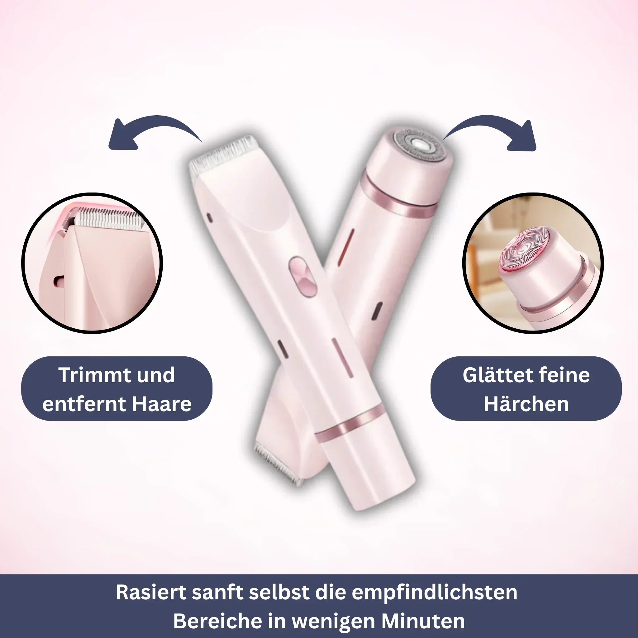 Mini Elektrorasierer & Epilator voor Dames
