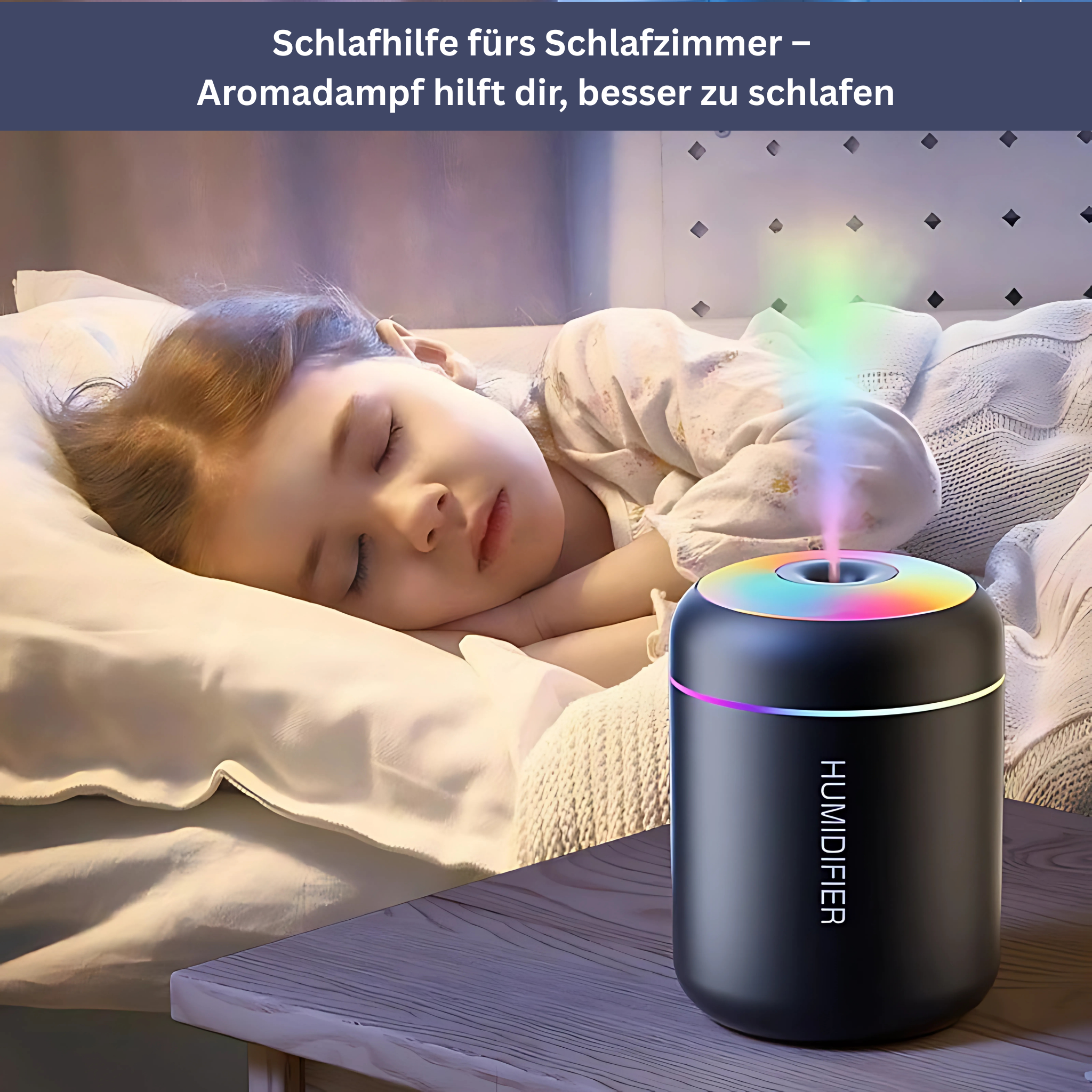 Mini Aroma Diffuser & Luchtzuiveraar