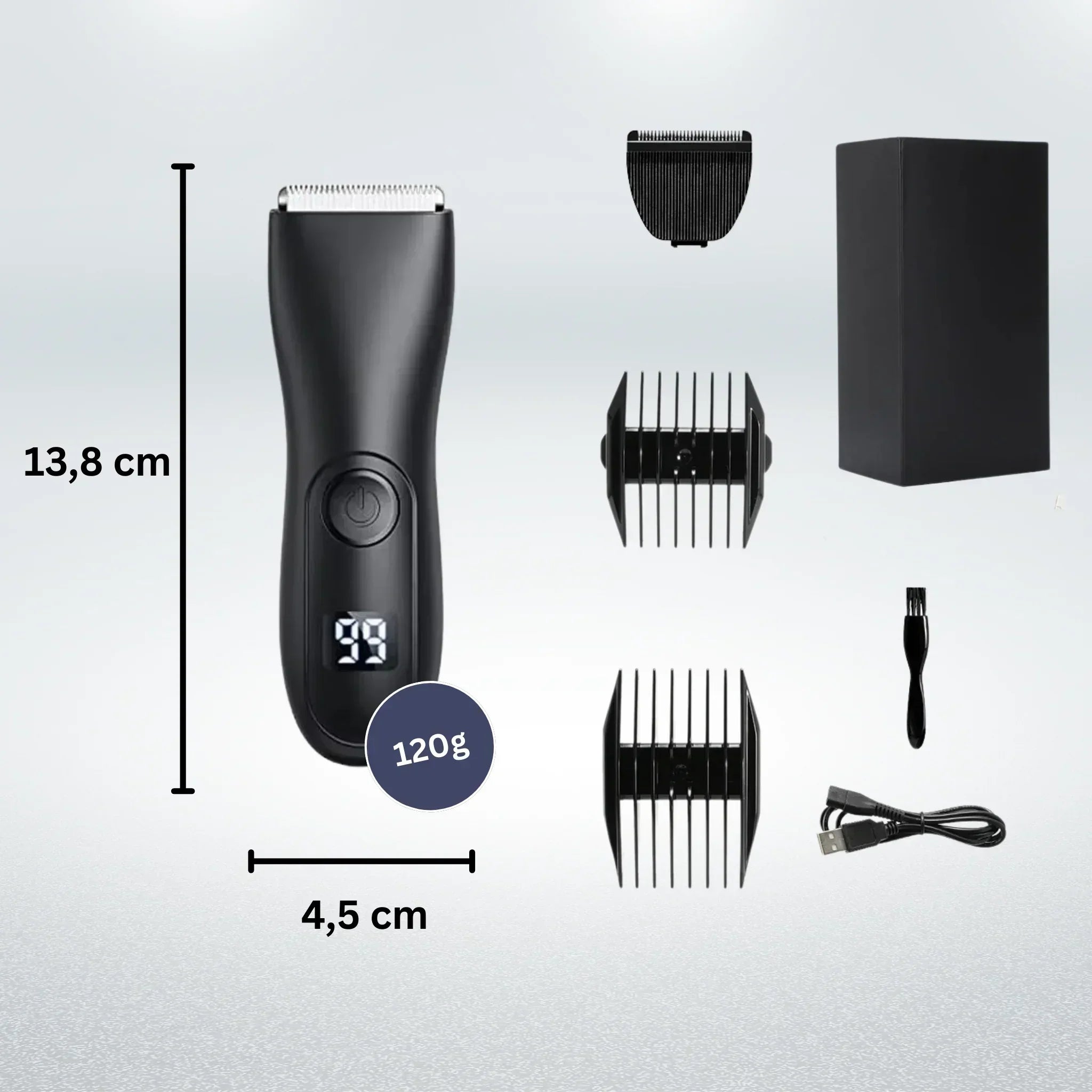 Precisietrimmer voor het Lichaam – Waterdicht en Oplaadbaar