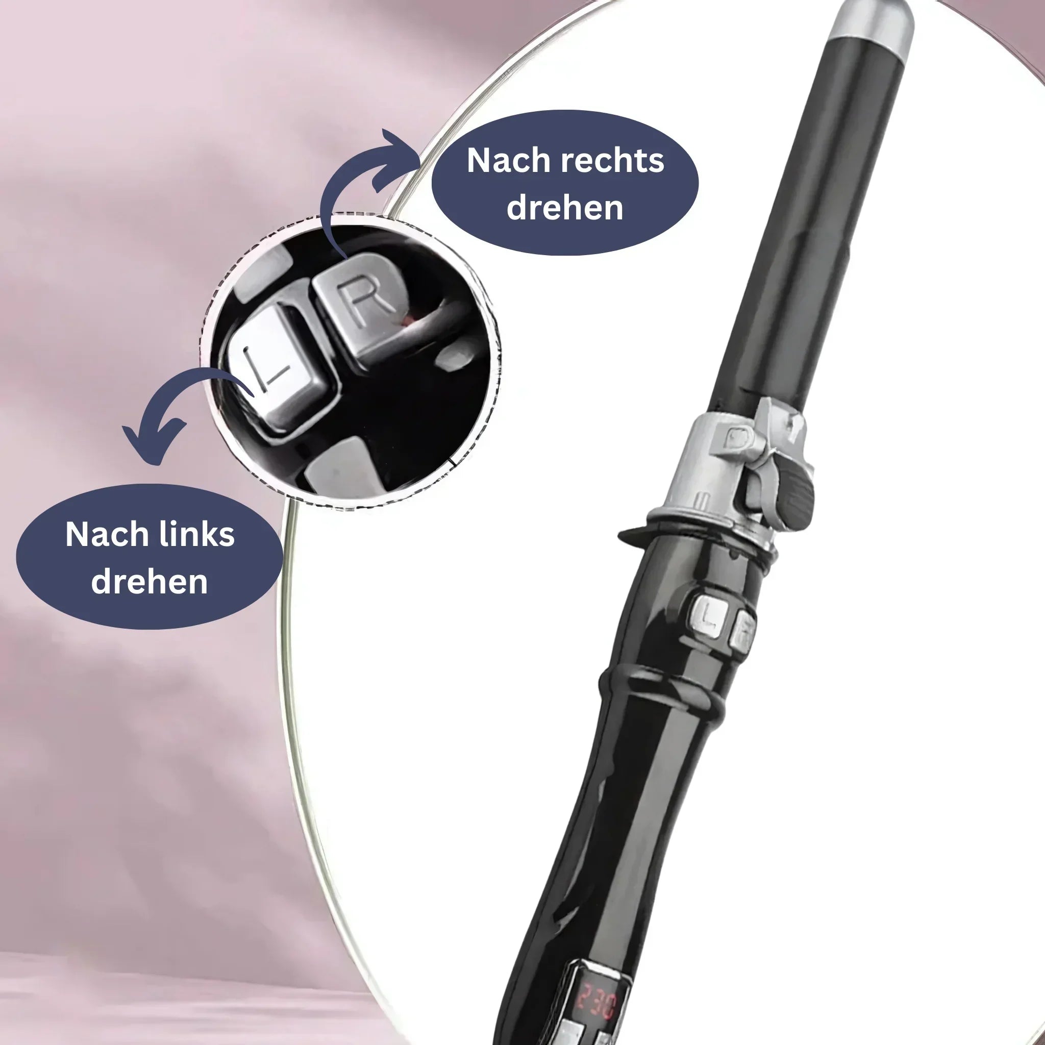 SilkWave One – Rotierender Keramik-Lockenstab