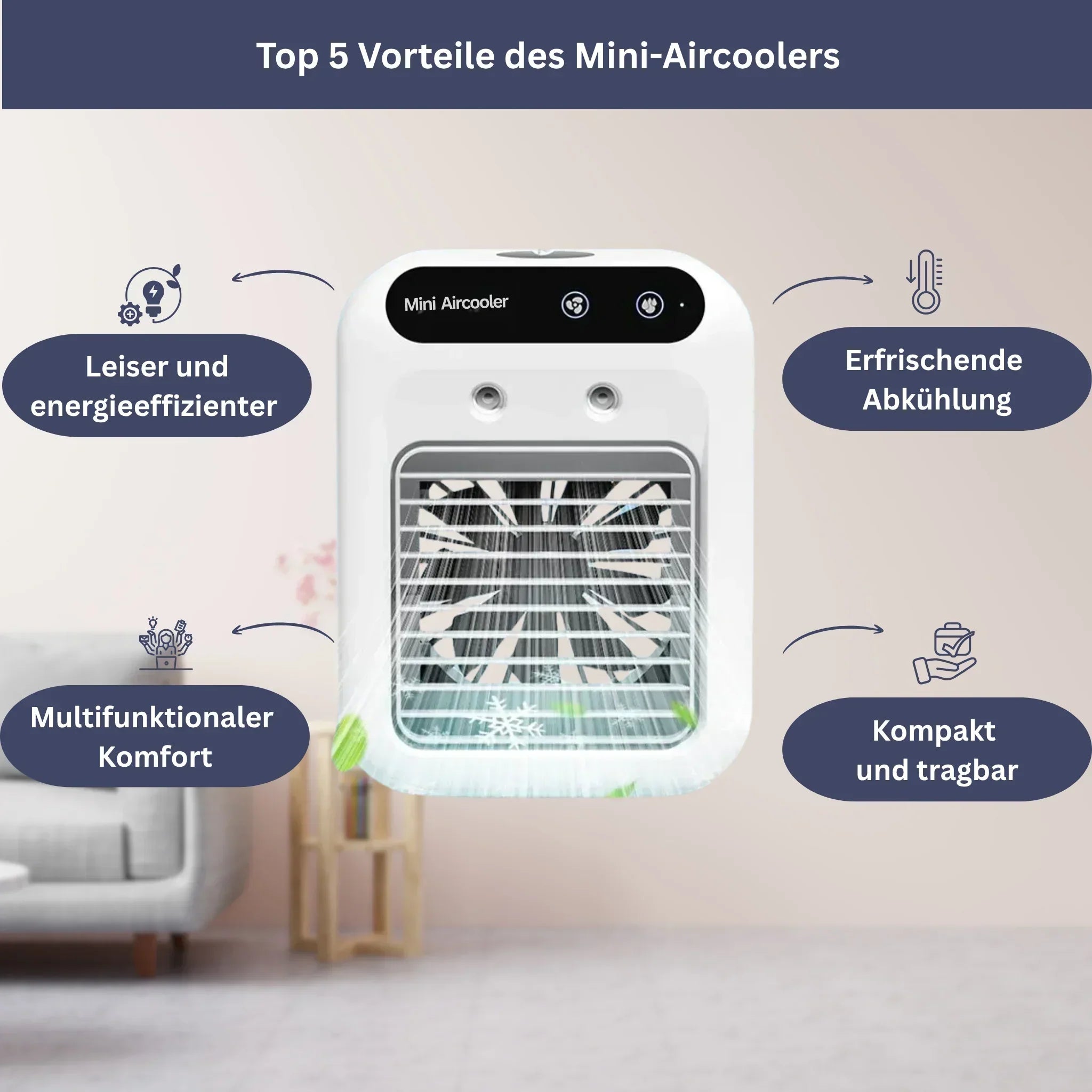 Zomer-Airconditioner & Geurventilator