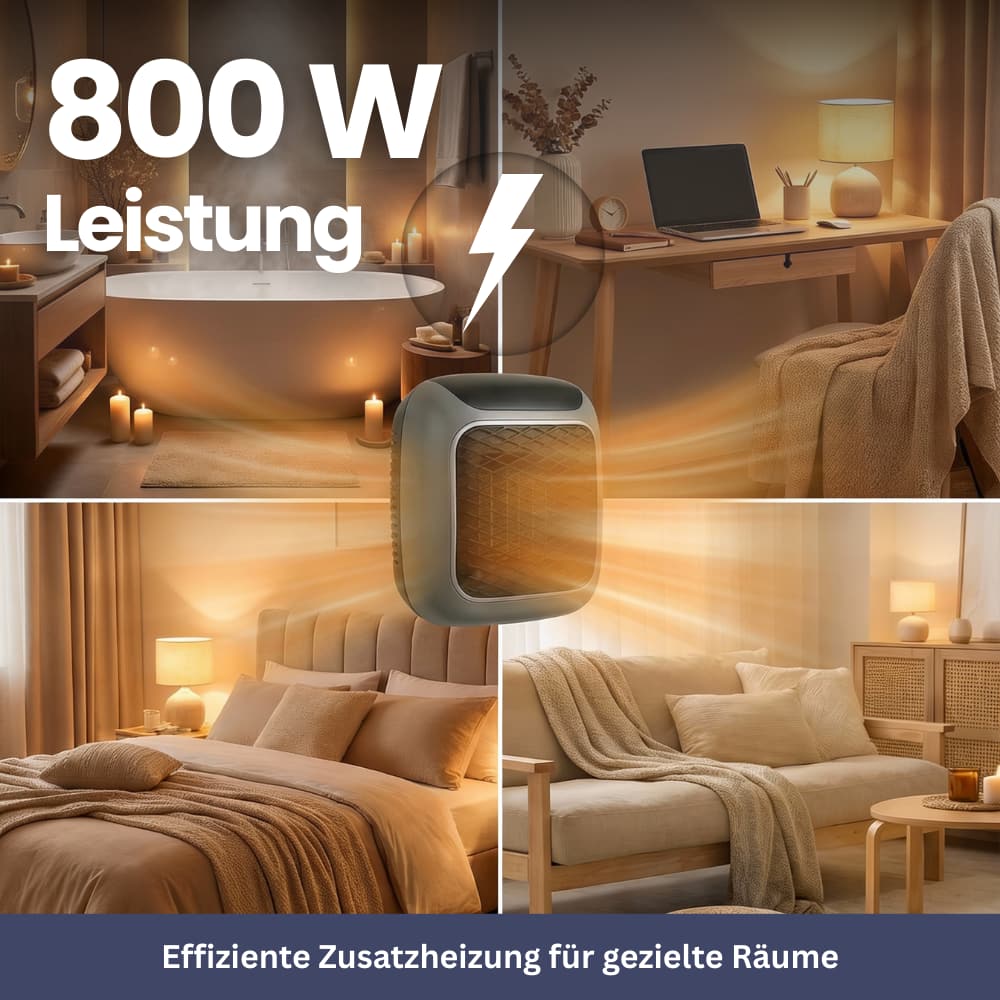 Stekkerruimteverwarmer 800 W