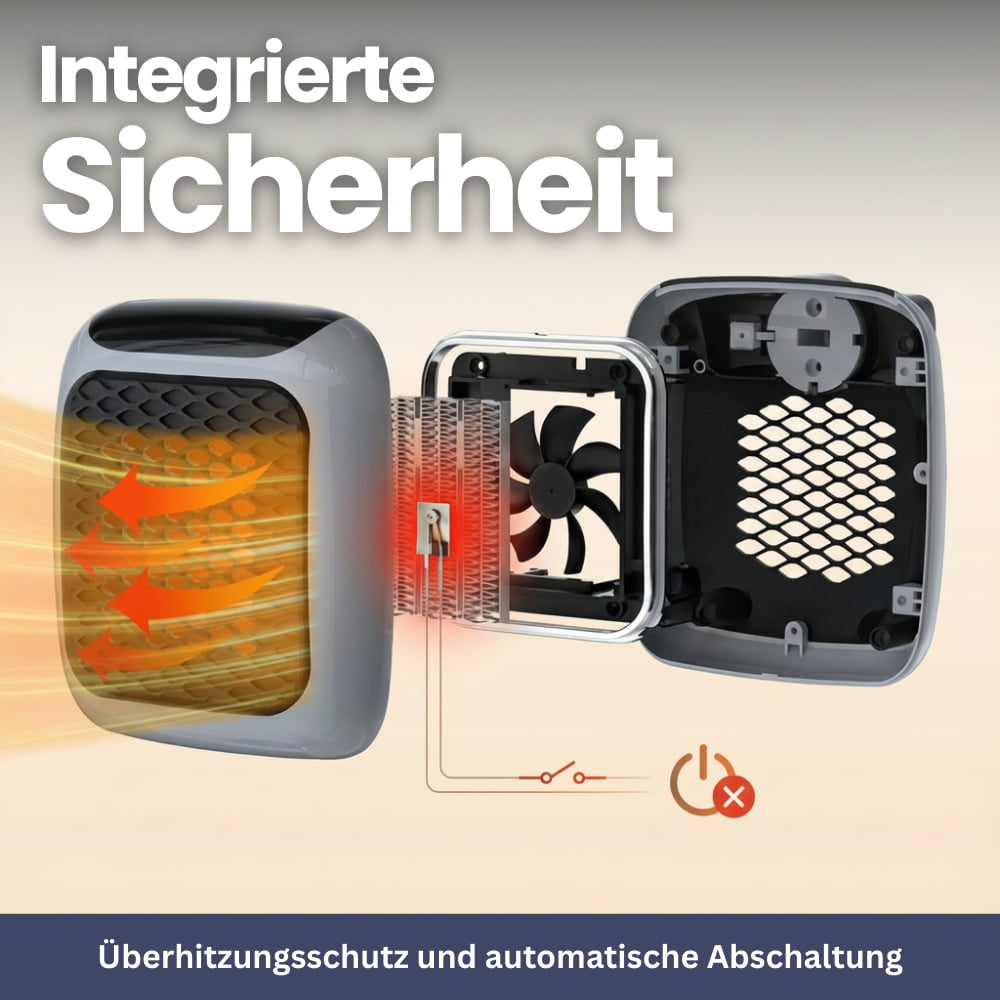 Stekkerruimteverwarmer 800 W