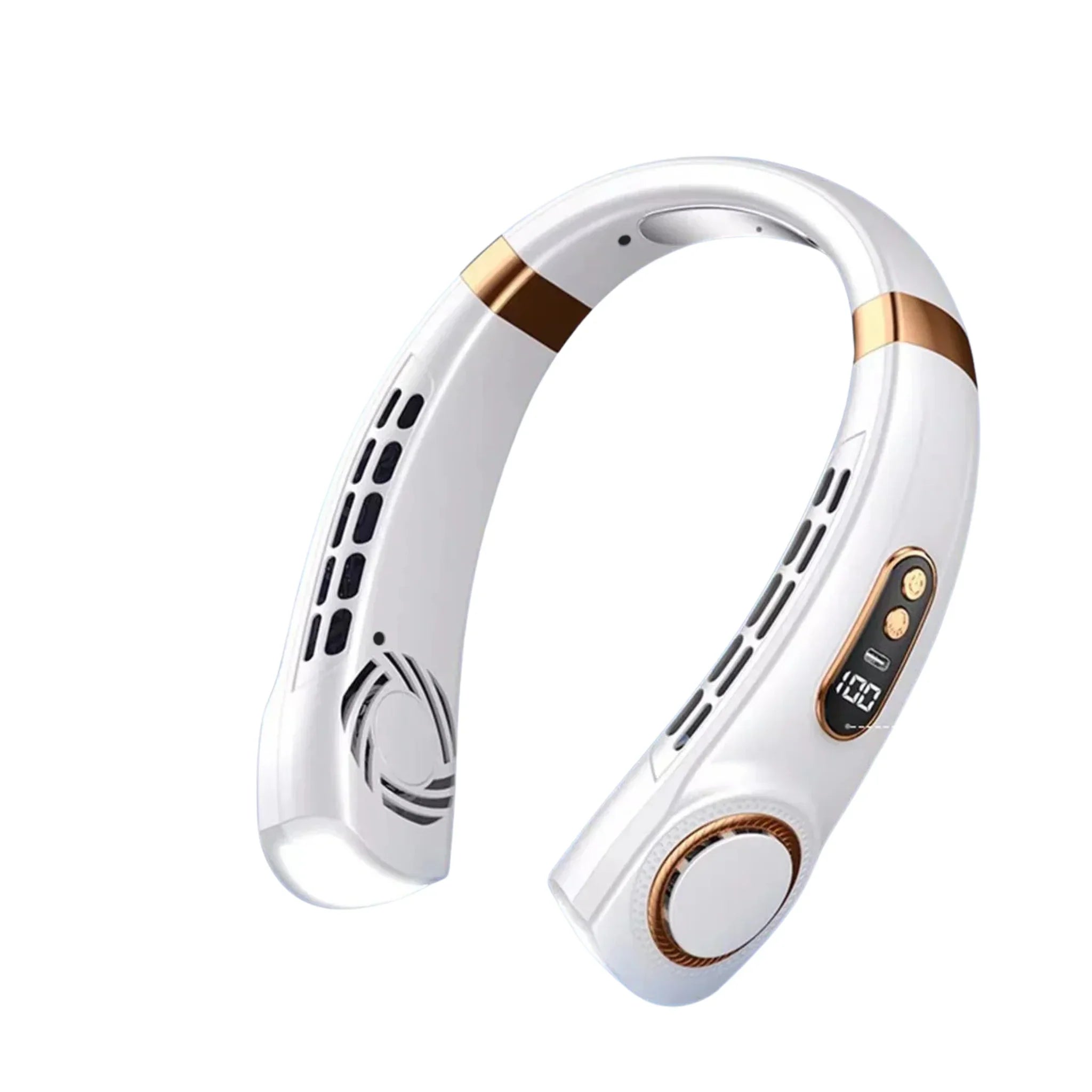 Portable Neck Fan with LED Cool Plates