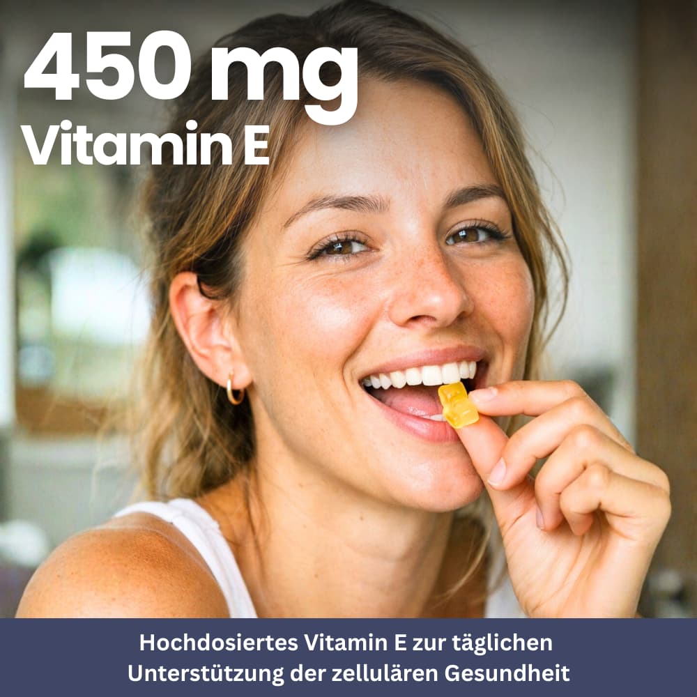 Vitamine E Gummies – Huidverzorging & celbescherming
