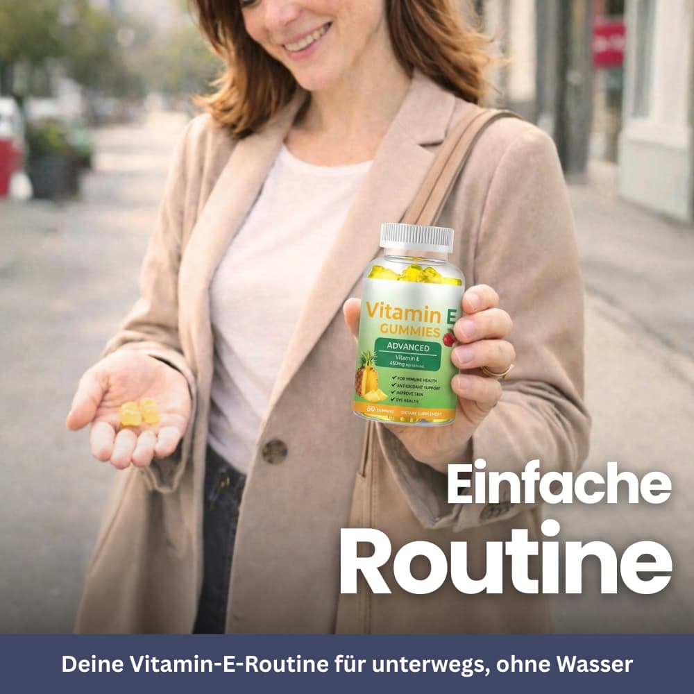 Vitamine E Gummies – Huidverzorging & celbescherming