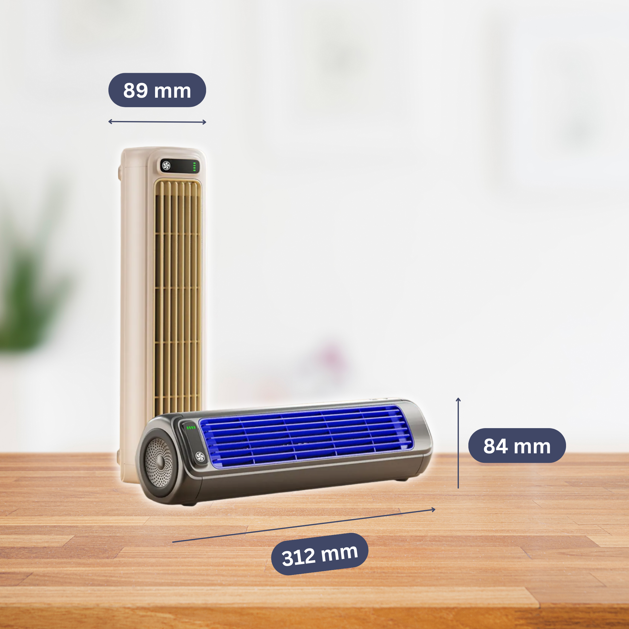 Draagbare airconditioner met 3 snelheden
