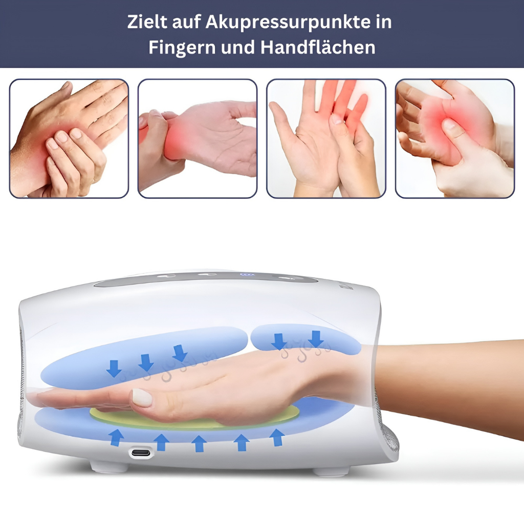 Handmassagegerät für therapeutische Schmerzlinderung
