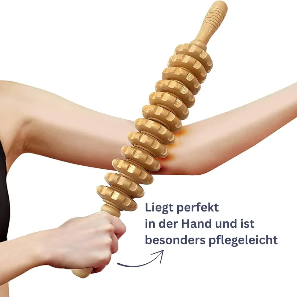 VitaWood – Cellulite Roller voor Lymfestroom en Versteviging