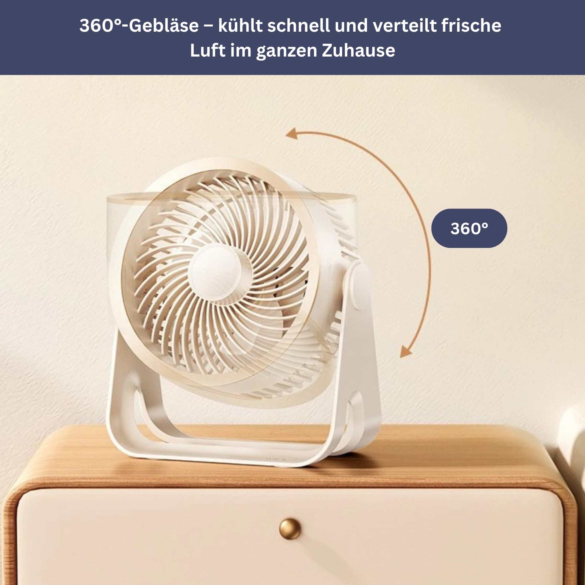 3-in-1 Ventilator met Zwenkfunctie