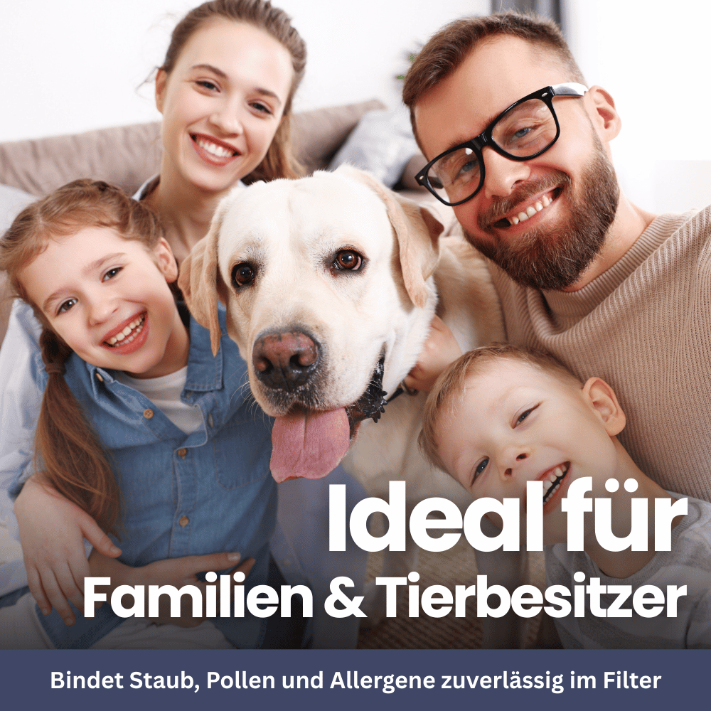 CleanJet HEPA-Vervangingsfilter – 4 Stuks