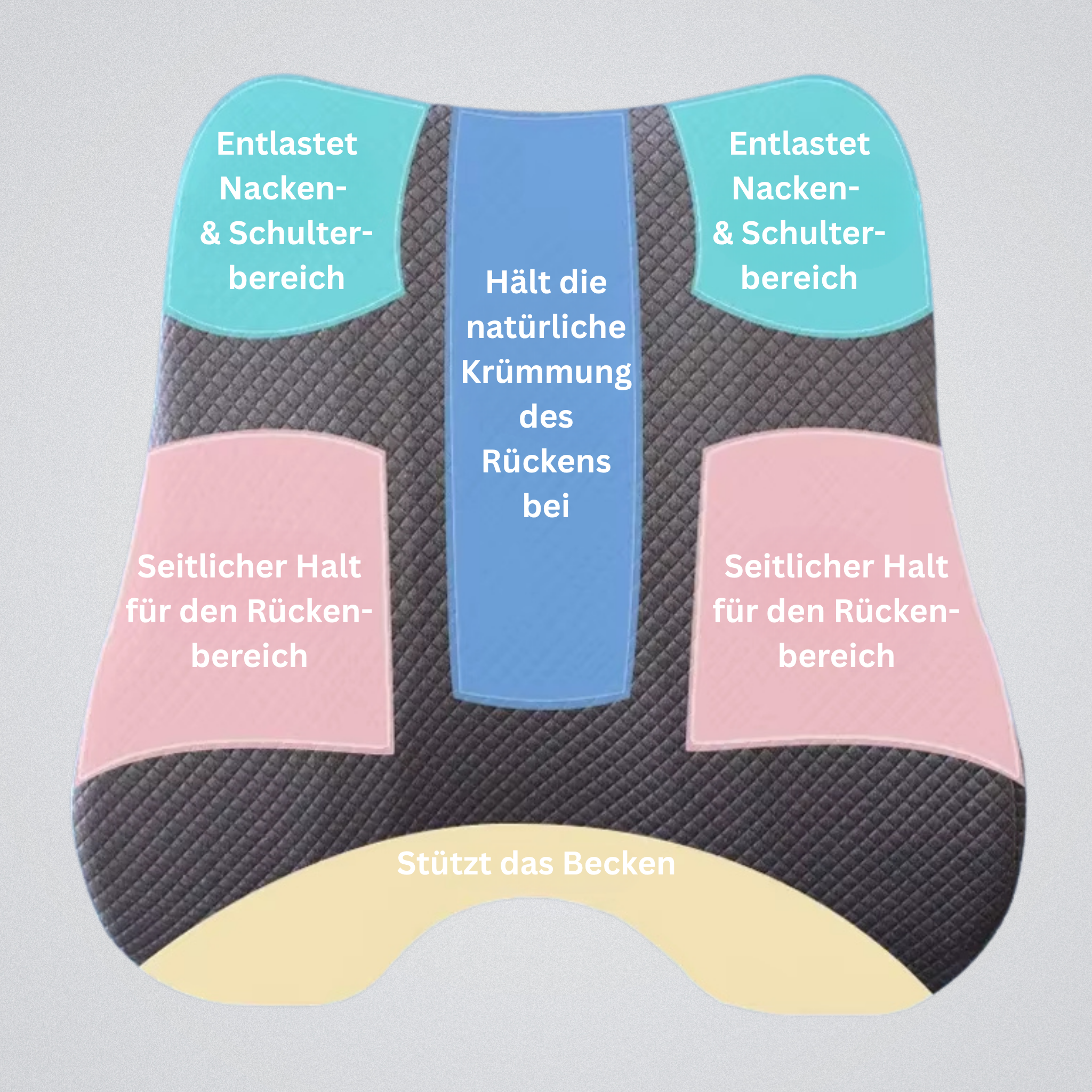 PosturePlus - Orthopedisch zitkussen