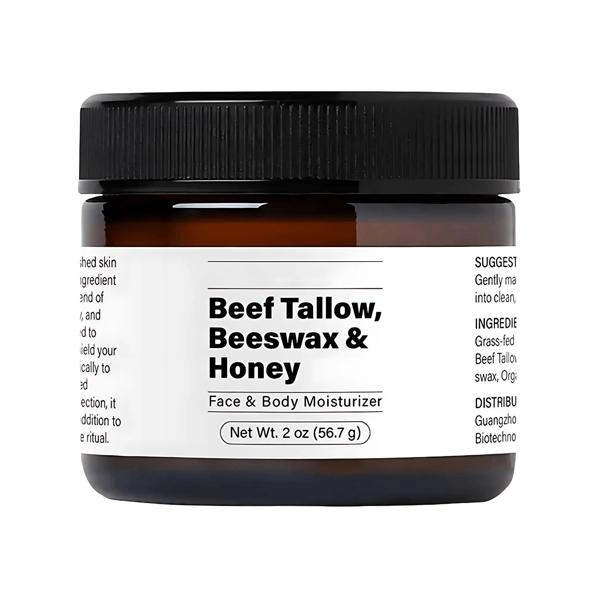 Beef Tallow Moisturizer met bijenwas & honing – 2-in-1