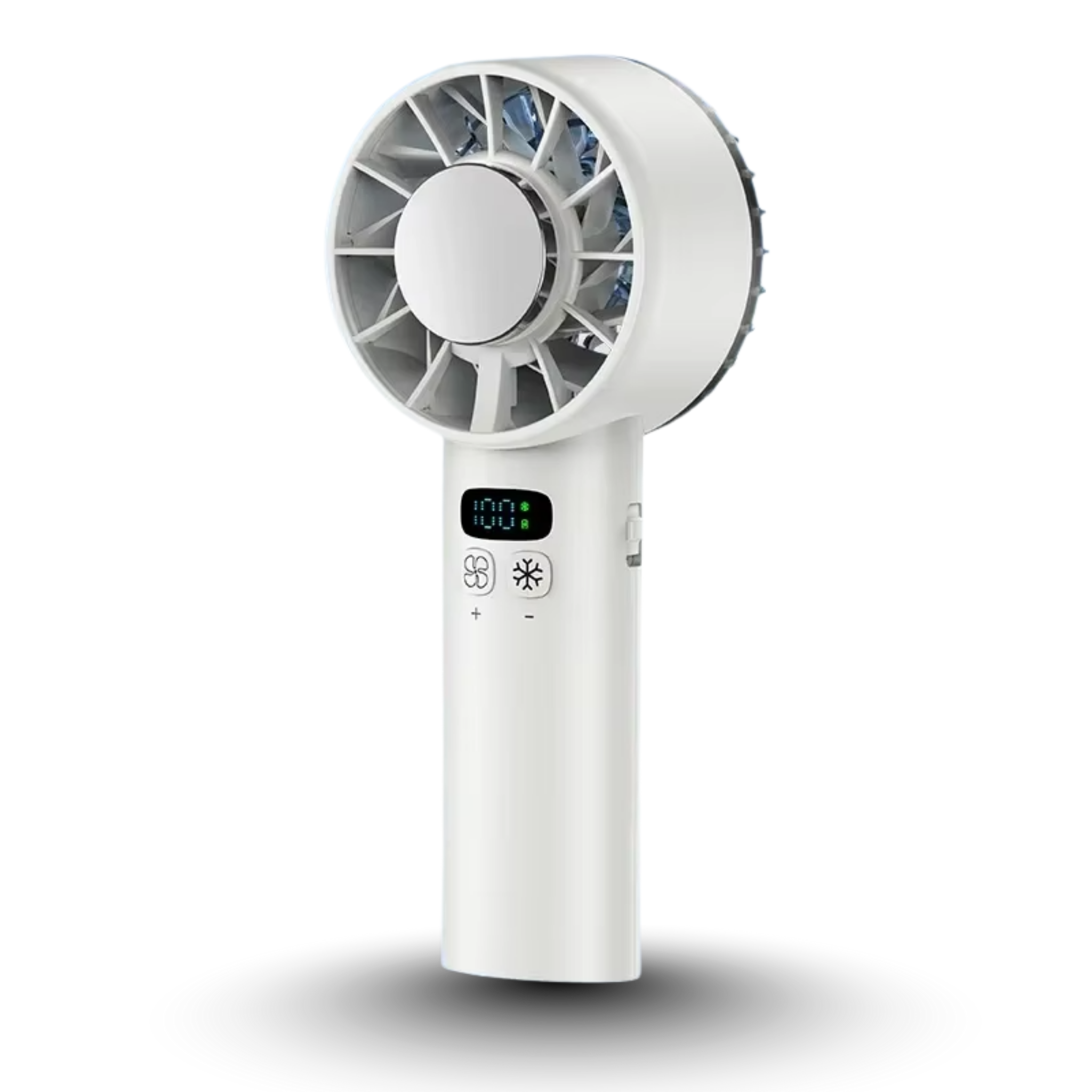Mini-handventilator met ijscompres