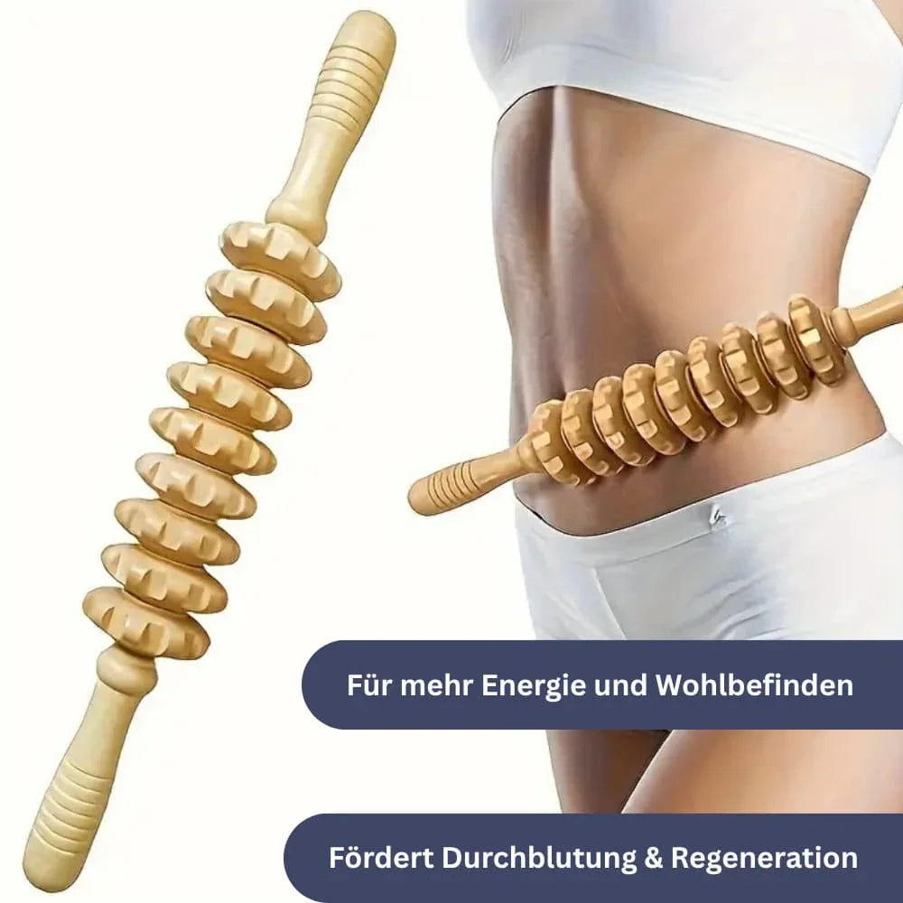 VitaWood – Cellulite Roller voor Lymfestroom en Versteviging