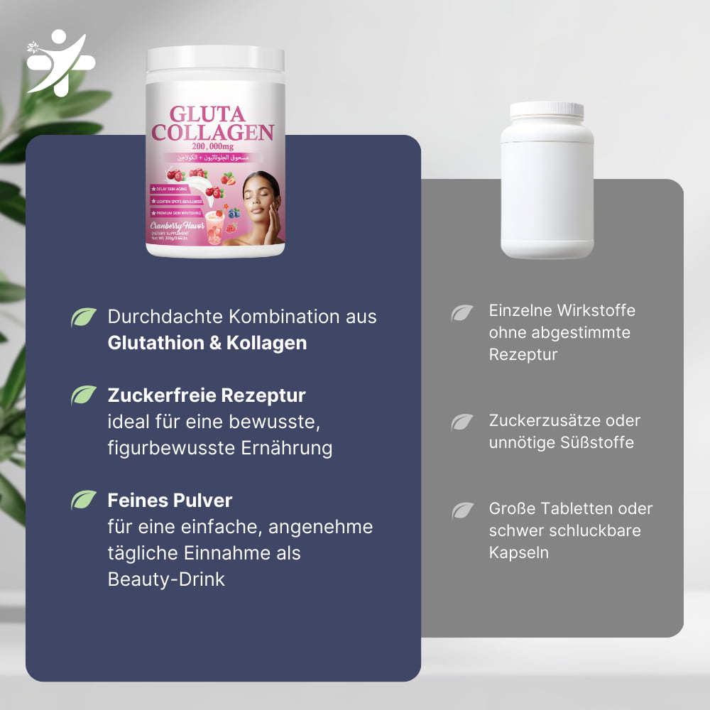 Glutathion & Collageen Poeder – Beauty Drink voor Vrouwen