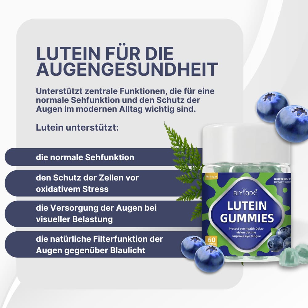 Luteïne Gummies voor de ogen