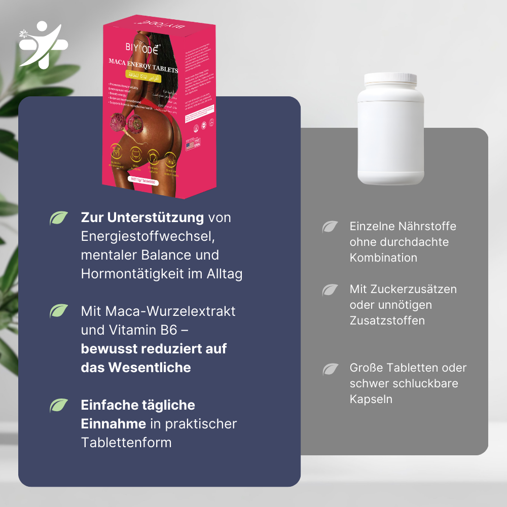 Maca-tabletten met vitamine B6