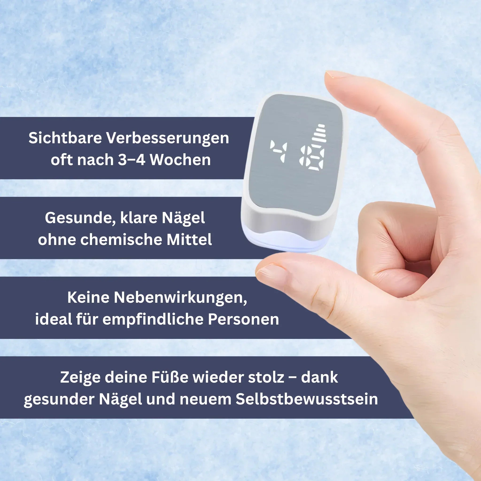 NailClear – Laserapparaat tegen Kalknagel