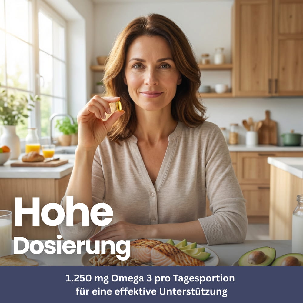 Omega-3 Fischöl Softgel-Kapseln