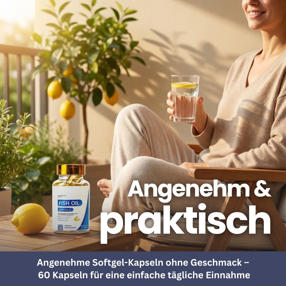 Omega-3 Fischöl Softgel-Kapseln