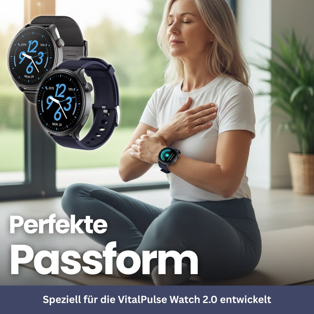 VitalPulse Watch 2.0 – Verwisselbare Horlogeband